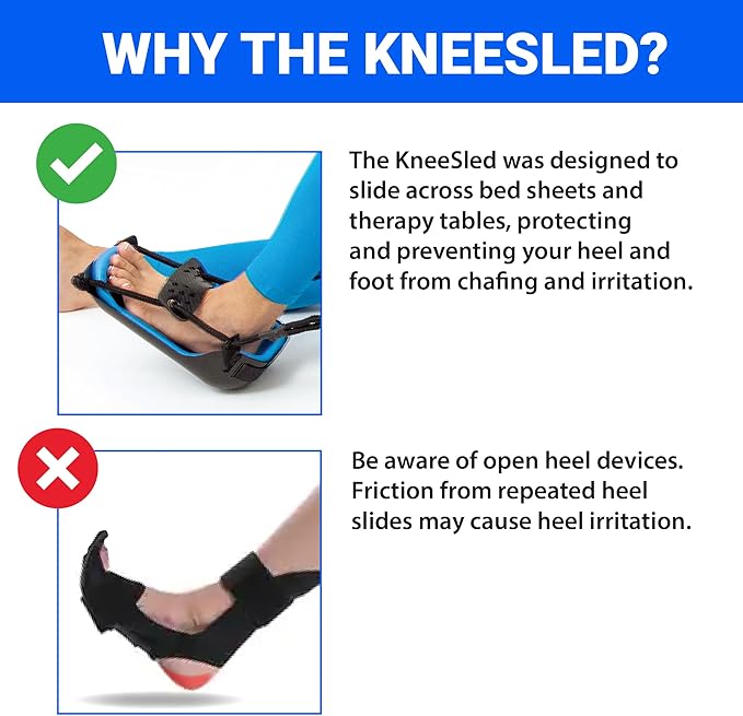 KneeSled™ Best choice after knee replacement surgery increases range of motion, stretches knees, improving mobility and flexibility leg exercise great for working out knee pain-FlexoryFit