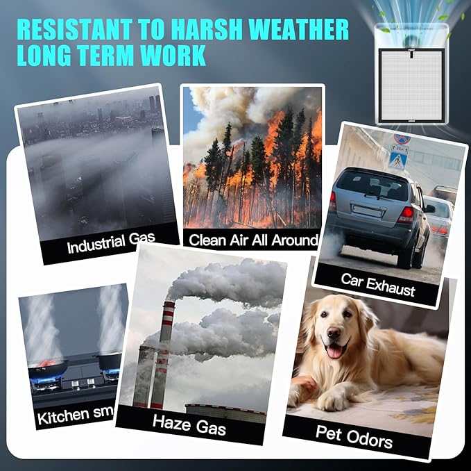 Replacement Filter Compatible with ECOSELF HAP603 Air Puri-Fier, 2-in-1 H13 Grade Filter with Active Carbon, 2 Pack HAP603 Filter, White