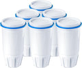 Water Filter Replacement Compatible with Zero Pitcher and Dispensers ZR-001, ZR-017, ZP-006 ZD-013, Reduces Lead,TDS, PFOA/PFOS, Chlorine and More, by NUTTUTO, Pack of 6