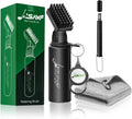 JOISAWF Golf Club Cleaner Brush with Water - 7.5” Pro Golf Groove Cleaner, Leak-Proof Design, 4 Oz Water Bottle & Retainer Clip - Essential Golf Accessories for Men & Women