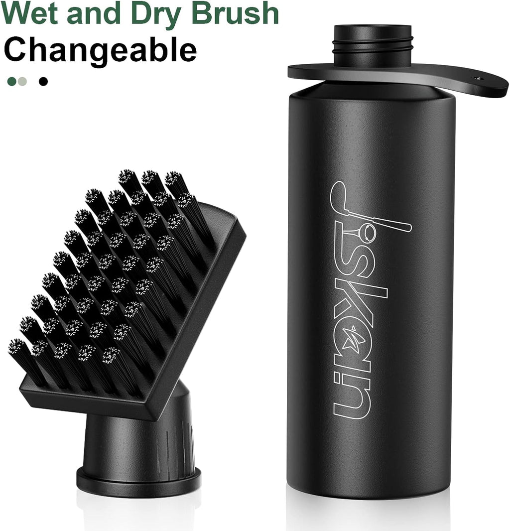 Pro Golf Club Cleaner Includes Water Golf Club Brush Golf Towel Golf Accessories for Bag Essentials Golf Accessories for Men Best Golf Gifts for Men/Women