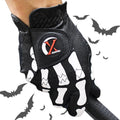 Skeleton Golf Gloves for Men 2 Pack – 100% AAA Synthetic Tacky Leather - Spooky & Funny Golf Gloves for Men – Tacky & Cool Golf Glove - Perfect for Summer & Fall Golfing