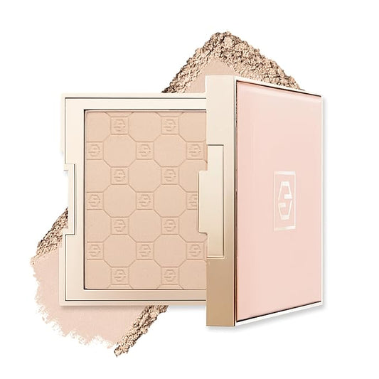Jouer Soft Focus Hydrate & Setting Powder - Pressed Powder with Matte Finish - Blurring Powder for Fine Lines and Pores - Set Face Makeup Foundation or Concealer - Fair-FlexoryFit
