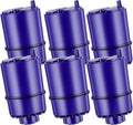 Faucet Water Filter Replacement for All PUR®, PUR®Plus Faucet Filtration Systems Compatible with NSF Certified Water Filter for Pur® RF-9999® and RF-3375, 6 Pack