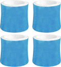 Humidifier Wicking Filter Replacement 2.0 Compatible with Canopy Bedside and Nursery Humidifier 2.0, Wood Pulp & Paper Filter, 4 Pack (Blue)