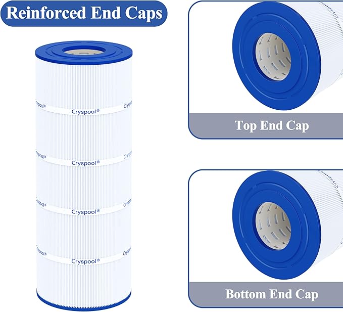 Cryspool® 08055 Filter Compatible with Hayward C1200, CX1200RE, PA120, C-8412, Ultra-B2, FC-1293, Clearwater II 125, 817-0125N, 120 Sq. Ft Pool Filter Cartridge, 1 Pack