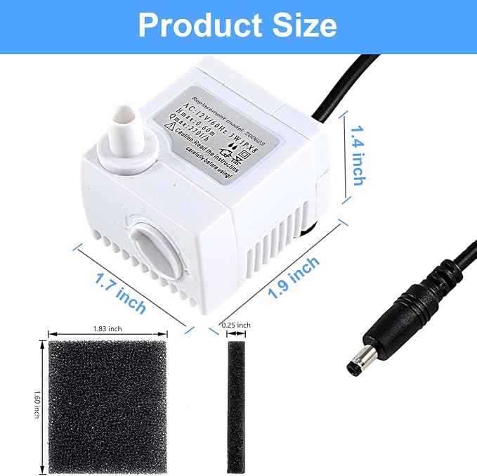 200623 Aero-Garden Pump with 10 Filters, Ultra Quiet Hydroponics Growing System - Image 6