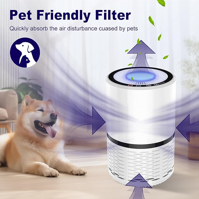 LV-H132 Replacement Filter for LEVOIT LV-H132 Air Puifier, 3-in-1 Nylon Pre-Filter, H13 True HEPA Filter, High-Efficiency Activated Carbon Filter, Part # LV-H132-RF, 3 Pack