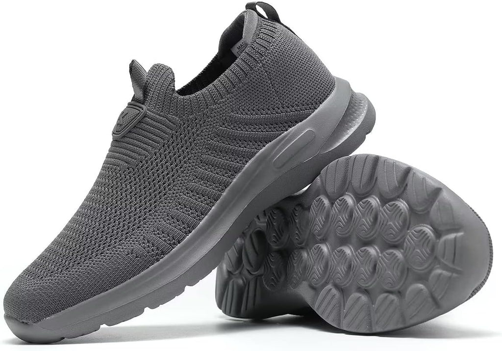 Mens Walking Shoes Lightweight Breathe Mesh Running Shoes Slip On Fashion Tennis Sneakers Comfort Gym Workout Zapatos de Hombre