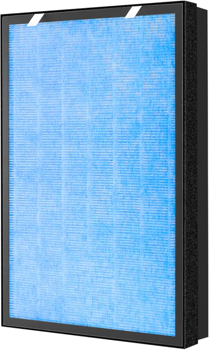 HSP002 True HEPA Filter Replacements for Air Purifier Filters HSP002,3 in 1 H13 True HEPA Filter with Activated Carbon Pre-Filter