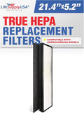 LifeSupplyUSA True HEPA Replacement Compatible with GermGuardian FLT5000/FLT5111 AC5000 Series Air Cleaners, Filter C