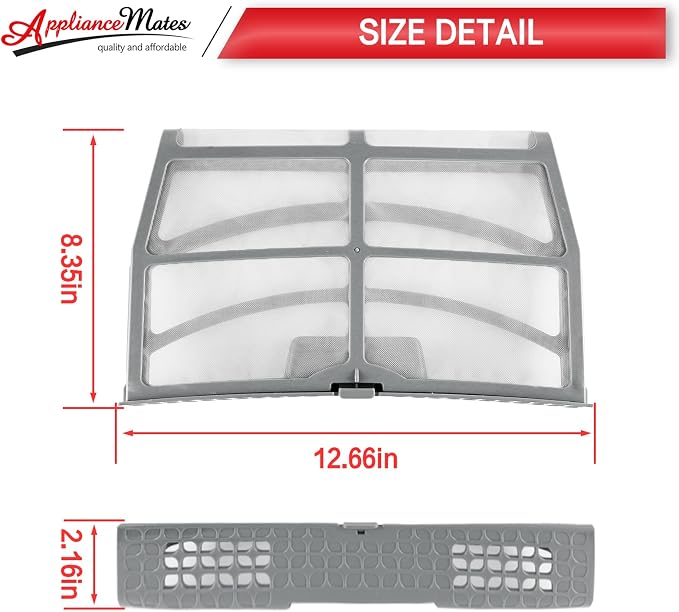W10859086 Dryer Lint Screen Filter Replacement - Image 2