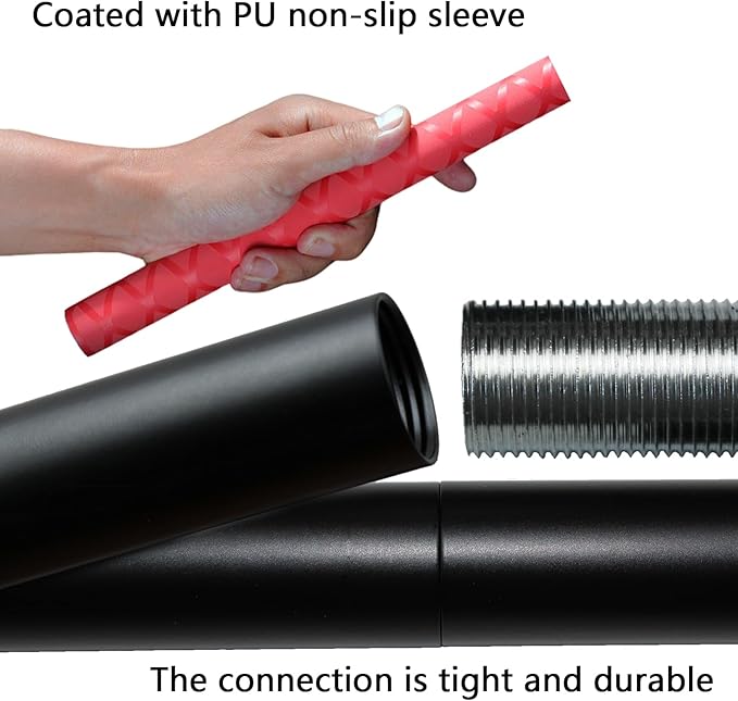 The Huang Yunming yoga stick is made of sturdy steel that is 5 feet high and an adjustable stretching stick, providing flexibility, agility, and balance. Multi functional fitness stick with 5 steel pipes-FlexoryFit