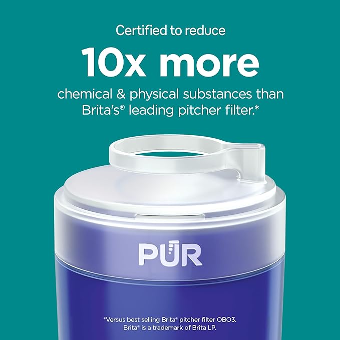 PUR Plus Mineral Core Faucet Mount Water Filter Replacement, 6 Pack - Image 4