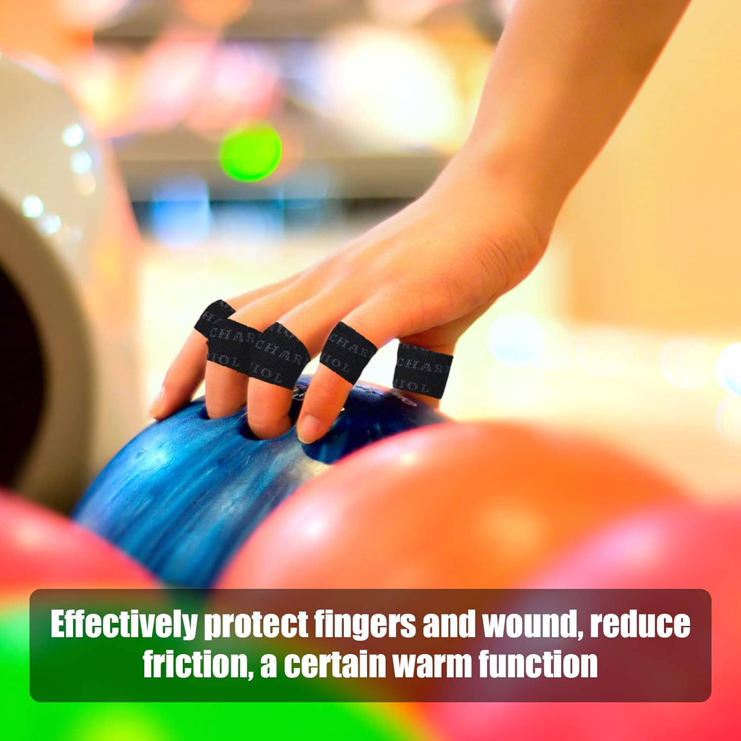 140 Pieces Bowling Tape Bowling Finger Thumb Tape for Ball Hole Thumb Protection Bulk for Sport Supplies