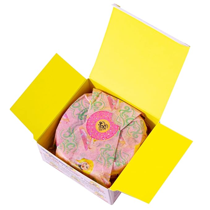 Kimchi Chic Beauty Puff Puff Pass Set and Bake Setting Powder for Makeup, Extra Fluffy Loose Face Powder Poof, Soft Natural Face Makeup for Uneven Skin Tone, 02 Banana-FlexoryFit