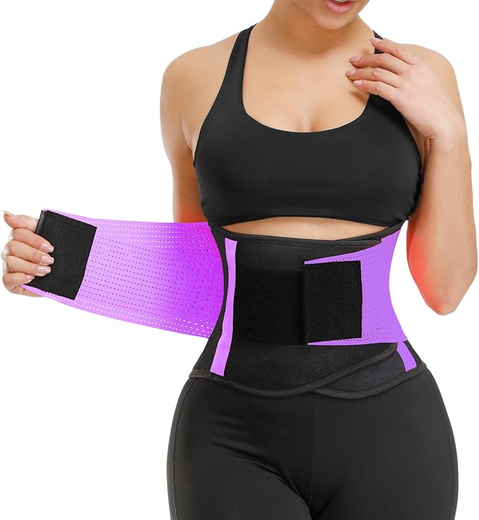 VENUZOR Waist Trainer Belt for Women - Waist Cincher Trimmer - Slimming Body Shaper Belt - Sport Girdle Belt (UP Graded)-FlexoryFit