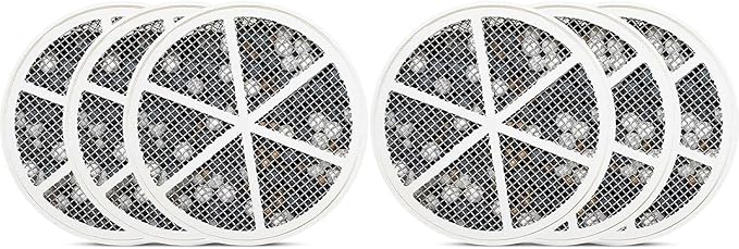 Crystal Quest Bath Ball Replacement Cartridge – Removes Chlorine, PFAS & Odors – Easy-to-Install Water Filter – Eco-Friendly, Durable & Skin-Safe – Built in the USA [6 Pack]