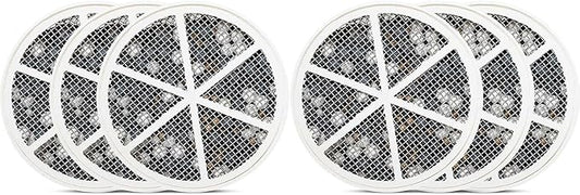 Crystal Quest Bath Ball Replacement Cartridge – Removes Chlorine, PFAS & Odors – Easy-to-Install Water Filter – Eco-Friendly, Durable & Skin-Safe – Built in the USA [6 Pack]