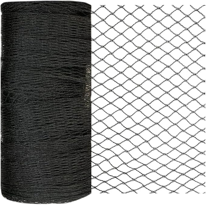 Bird Netting 25x25 Ft, 1/2In Mesh Heavy Duty Garden Netting Pest Barrier for Plants, Fruit Trees, Vegetables, Extra Strong Woven Mesh Netting, Animal Fencing Against Birds, Deer, Poultry