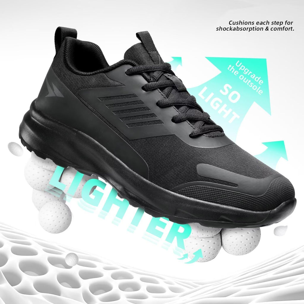 Mens Trail Running Shoes Fashion Walking Hiking Non Slip Sneakers Tennis Cross Training Outdoor Casual Workout Trainers