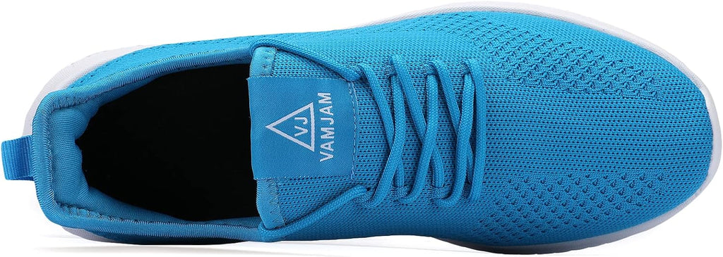 VAMJAM Men's Running Shoes Ultra Lightweight Breathable Walking Shoes Non Slip Athletic Fashion Sneakers Mesh Workout Casual Sports Shoes