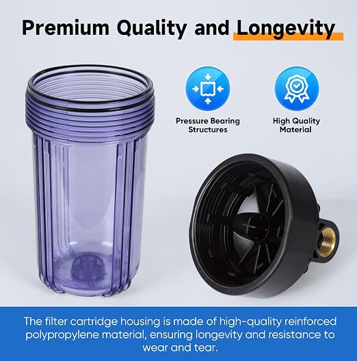 PUREPLUS 2-Stage Whole House Water Filtration System, Heavy Metals & Rust - Image 6