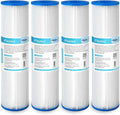 Membrane Solutions 50 Micron Pleated Polyester Sediment Water Filter 10"x2.5" by MembraneSolutions