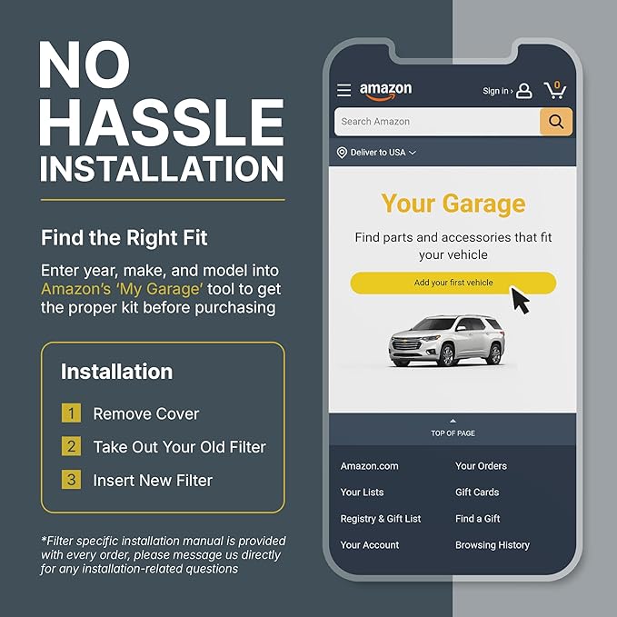 Spearhead HEPA Breathe Easy Cabin Filter, Up to 99.97% Filtration of 0.3 Micron Particles w/No Airflow Reduction (BE-663H)