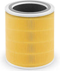 Core 400S Replacement Filter Compatible with LEVOIT Core 400S, 3-in-1 Filter, Activated Carbon Filtration, Compared to Part# Core 400S-RF Yellow