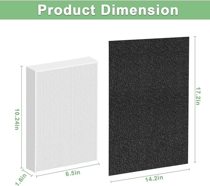 6 Pack HPA300 Filter Replacement for Honeywell HPA300 Series Air Purifiers HPA300, HPA300VP, HPA304, HPA3300, Replace HRF-R3
