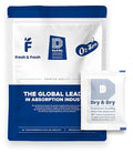 Dry & Dry 10 Gram [40 Packets] Food Grade Silica Gel Packs Desiccant Packs, Silica Packets - Rechargeable Silica Gel Packets, Desiccants, Silica Gel