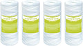 5 Micron Whole House Water Filter Cartridge, String Wound Sediment Filters for Well Water, Replacement for 84637, WPX5BB97P, WP10BB97P, 355215-45 - 10" x 4.5" Cartridges - Pack of 4