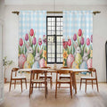 Easter Window Curtains 72 Inch Long 2 Panel Set, Rod Pocket Long Curtains & by Unknown