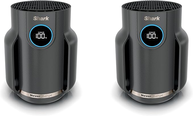 Shark Air Purifier for Home, NeverChange Compact Pro, 2 Pack, For Bedroom by Unknown