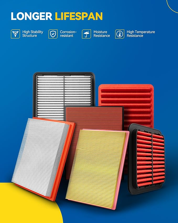 PHILTOP Engine Air Filter, CA11941 Compatible - Image 5