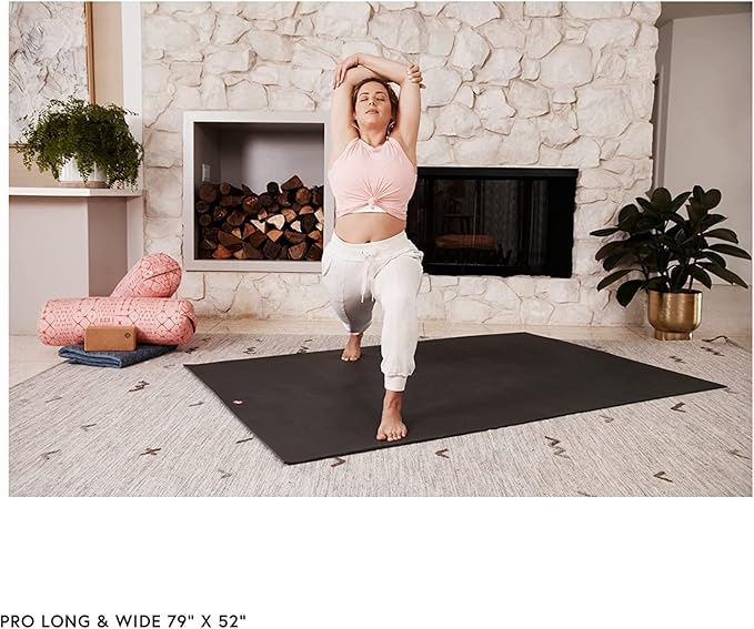 Manduka PRO Yoga Mat - 6mm | Lifetime Durability | Hygienic Construction | Premium Studio Quality | Teacher Approved-FlexoryFit