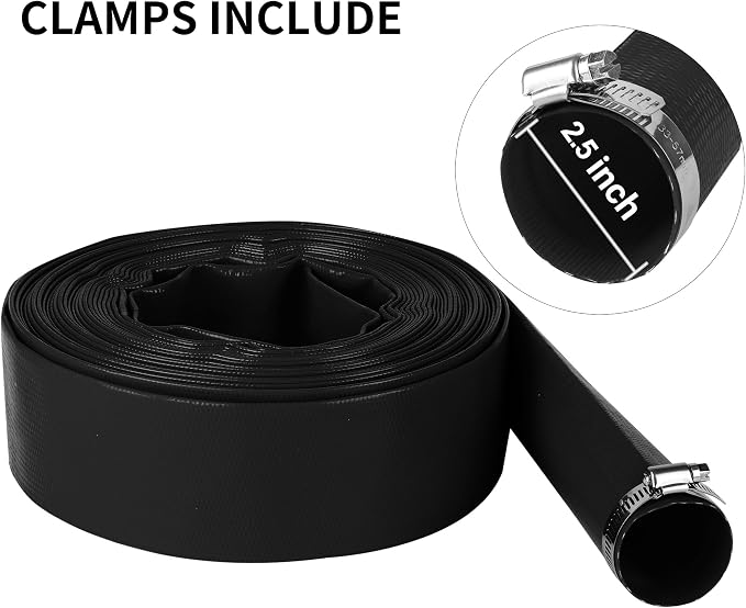 2.5" x 50 FT Pool Backwash Hose, - Image 4