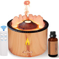 Eessential Oil Diffuser 360 ML,Volcano and Flame Air Diffuser/Humidifier, Red&Blue Light,1.76 floz Hotel Essential Oils,Diffusers for Home,Bedroom