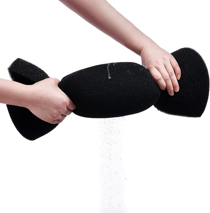 Aquarium Filter Bio Sponge Pad, Foam Sponges Filter Media, Cut fit it Filter Accessories for Fish Tanks and Ponds (18"x18"x1.6" (35PPI) 1 Pack)