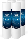Ronaqua 20" x 4.5" Big Sediment Replacement Water Filter Cartridge, 5 Micron, NSF Certified, for Whole House, Compatible with 155358-43, 2PP20BB1M, AP810-2, FPMB-BB5-20, P5-20BB, SDC-45-2005, 4 Pack