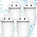 (4 Pack) Pet Water Fountain Filters Replacement, Filter Cartridge for lesotc Dog Water Fountain/Dog Water Bowl Dispenser, High-Efficiency & Safer & Cleaner Water