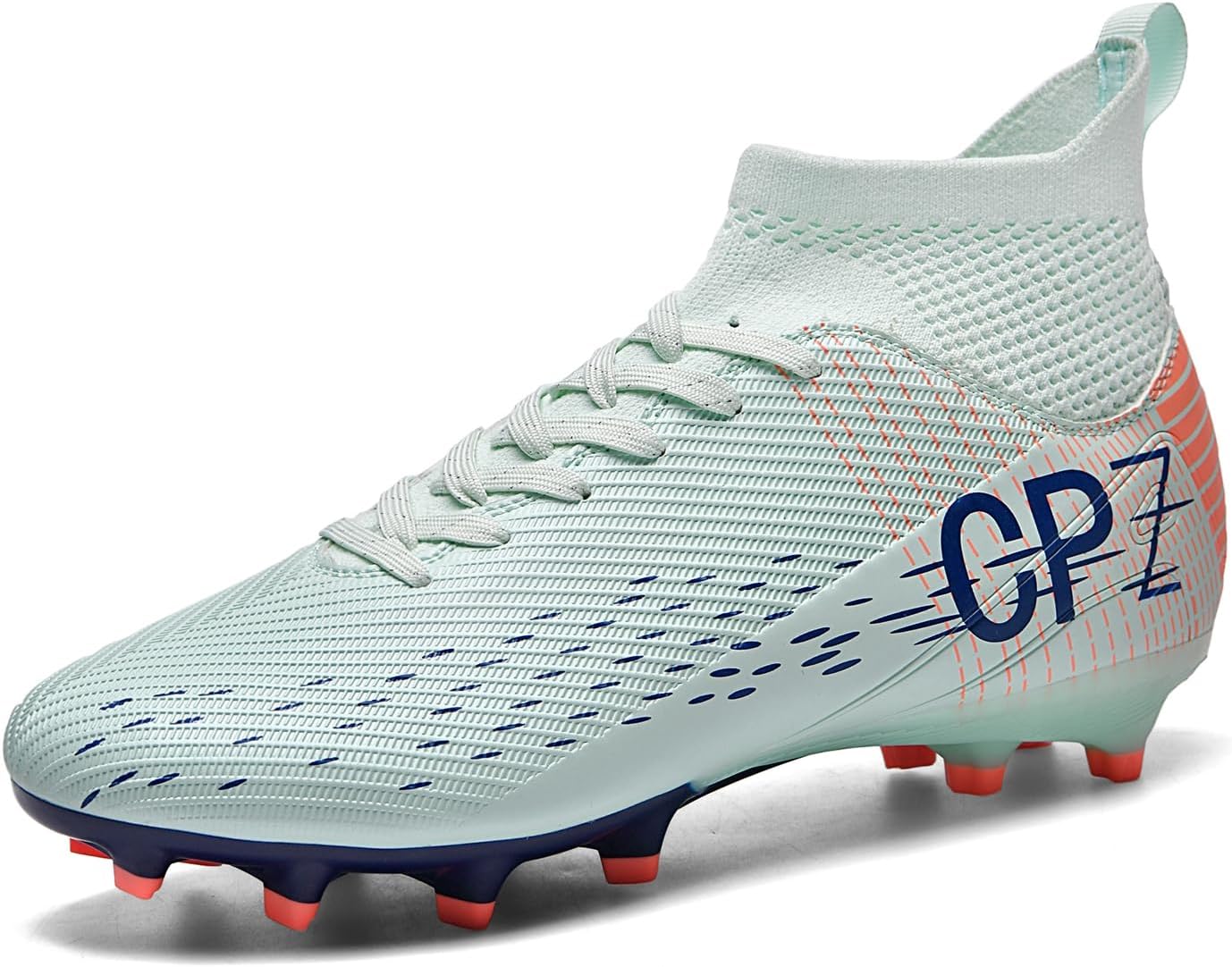 Soccer Cleats for Mens Womens Indoor Soccer Shoes Unisex Baseball Turf Shoes Youth Rugby Shoes Adult AG FG TF Football Boots Wide Training Sneaker