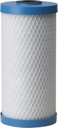 Pentair Pentek ChlorPlus10BB Big Blue Carbon Water Filter, 10-Inch, Whole House Chloramine Reduction Carbon Replacement Cartridge, 10" x 4.5", 1 Micron