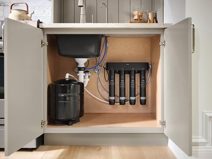 Moen 4-Stage Under Sink Reverse Osmosis Advanced Water Filtration System, F9900