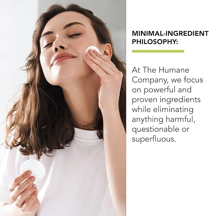 Humane Clarifying Toner Pads for Face - 2% BHA Liquid Salicylic Acid - Pore Minimizer and Facial Exfoliator - Gentle for All Skin Types - Removes Excess Oil, Dead Skin Cells, and Grime - 4 Ounce-FlexoryFit