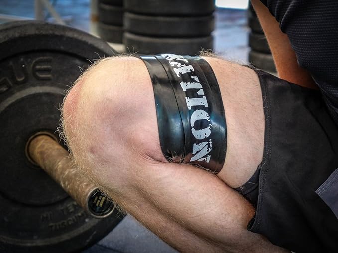 WOD Nation Muscle Floss Bands Recovery Band for Tack and Flossing Sore Muscles and Increasing Mobility : Stretch Band Includes Carrying Case-FlexoryFit