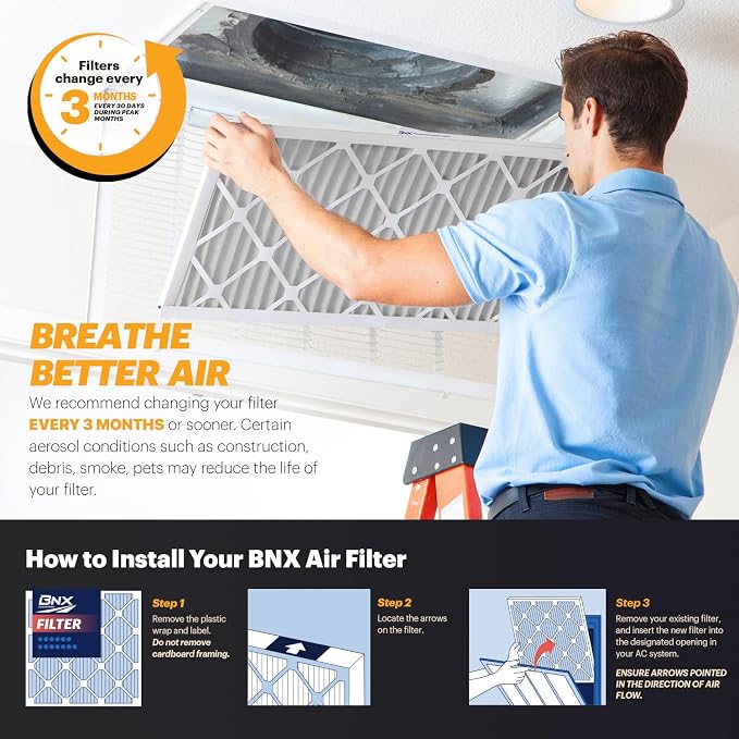 BNX TruFilter 10x10x1 Air Filter MERV 11 - Image 7