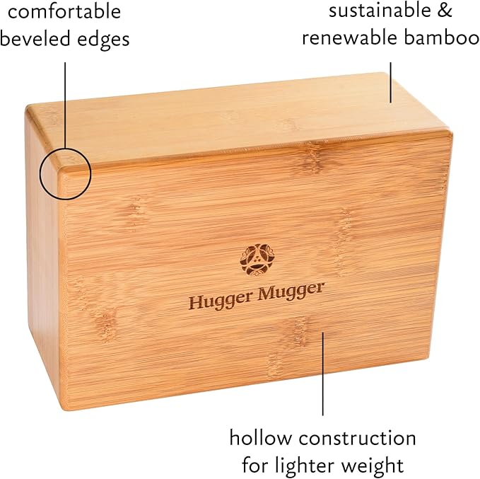 Hugger Mugger Bamboo Yoga Block-FlexoryFit