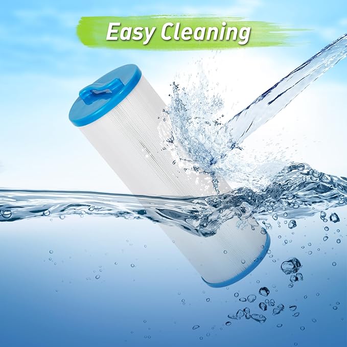 Spa Filter Cartridge Replaces for Unicel 4CH-949, PWW50L, Filbur FC-0172, 817-4050, Rising Dragon 50, 40508U, SD-01143, Teleweir 50 Hot Tub Filter (2 Pack)